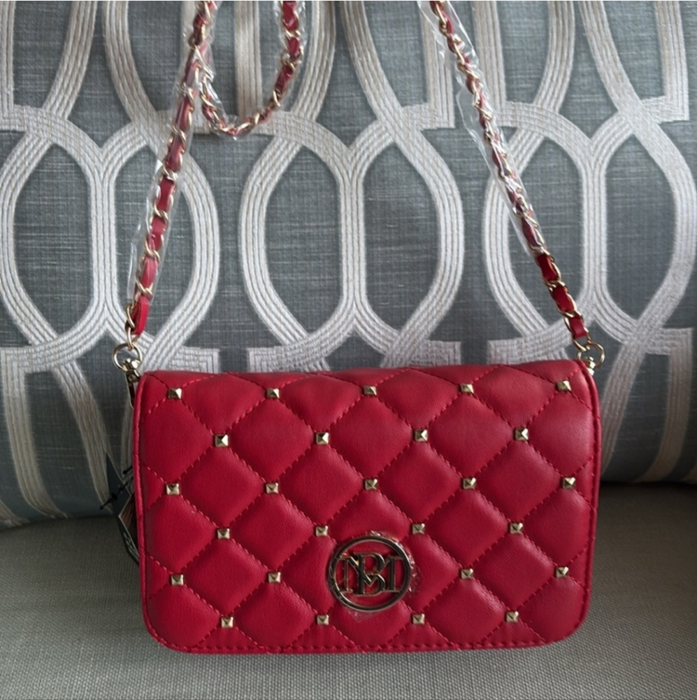 NWT BADGLEY MISCHKA Studded crossbody $199 RETAIL